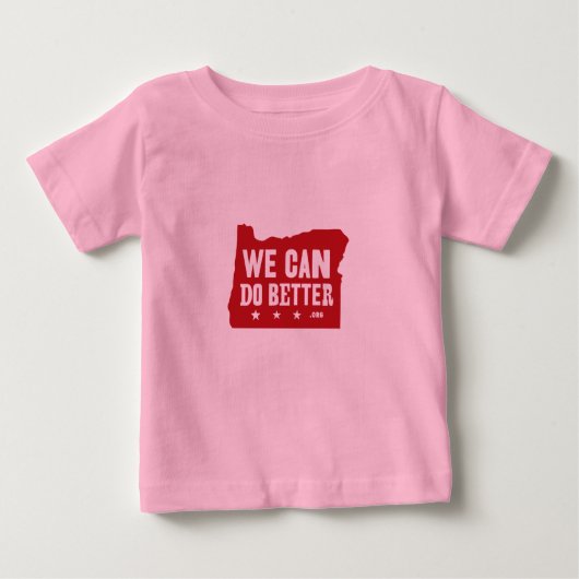 Wir können es nur besser machen baby t-shirt (Vorderseite)