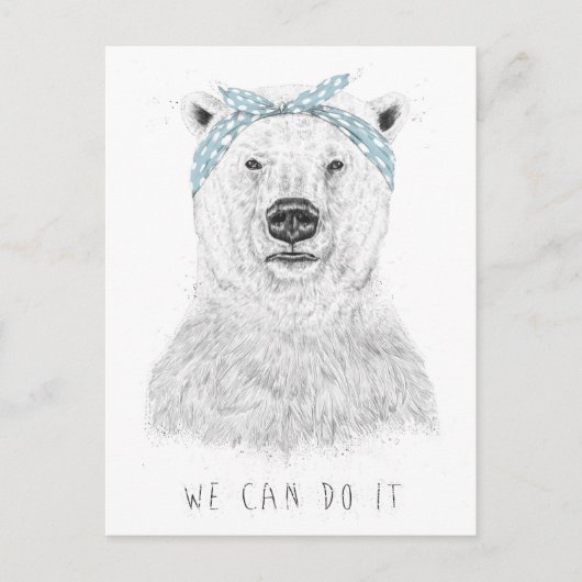 Wir können es postkarte (Vorderseite)