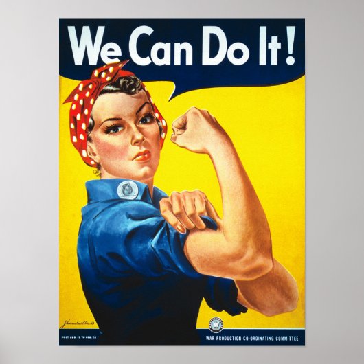 Wir können es Power der Frau machen Poster (Vorne)