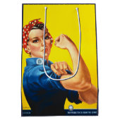 Wir können es Rosie, das Riveter machen Mittlere Geschenktüte (Rückseite)