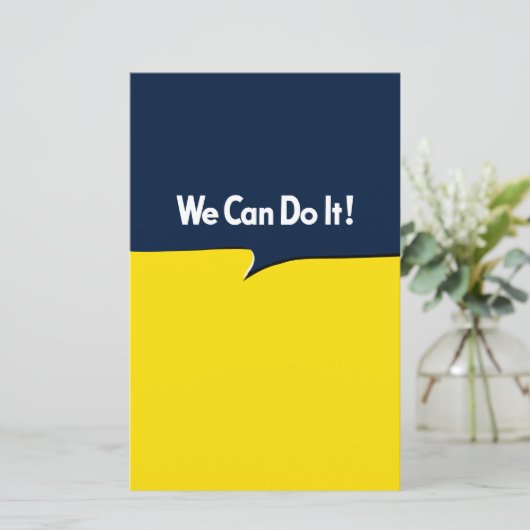 Wir können es Rosie machen Briefpapier (Stehend Vorderseite)