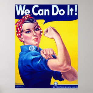 Wir können es Rosie machen, das Riveter Extra groß Poster