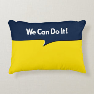 Wir können es Rosie machen Dekokissen