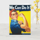 Wir können es Rosie machen, den Zweiten Weltkrieg Karte (Gelbe Blume)