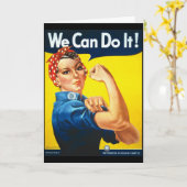 Wir können es Rosie machen, der Riveter, der Zweit Karte (Gelbe Blume)