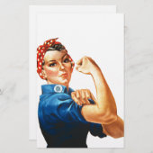 Wir können es Rosie machen, der Riveter Women Powe Briefpapier (Vorne/Hinten)