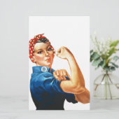 Wir können es Rosie machen, der Riveter Women Powe Briefpapier (Stehend Vorderseite)