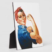 Wir können es Rosie machen, der Riveter Women Powe Fotoplatte (Seite)