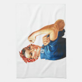 Wir können es Rosie machen, der Riveter Women Powe Geschirrtuch (Vertikal)