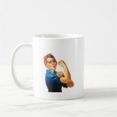 Wir können es Rosie machen, der Riveter Women Powe Kaffeetasse (Links)