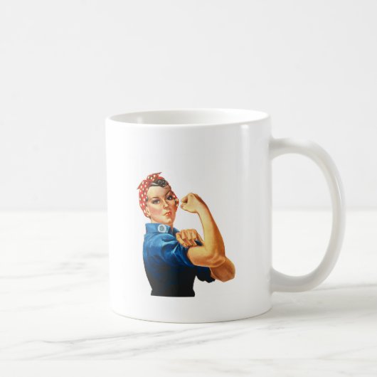 Wir können es Rosie machen, der Riveter Women Powe Kaffeetasse (Rechts)