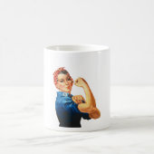 Wir können es Rosie machen, der Riveter Women Powe Kaffeetasse (Mittel)