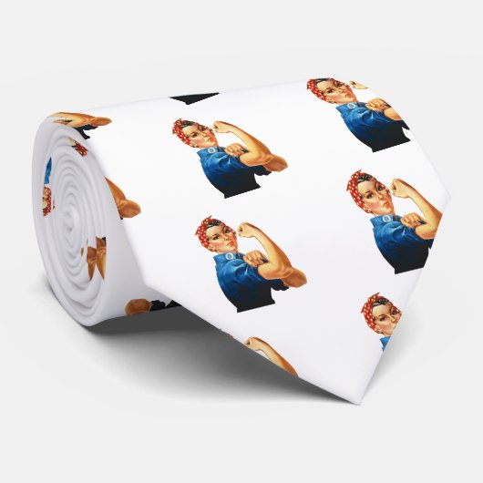 Wir können es Rosie machen, der Riveter Women Powe Krawatte (Gerollt)