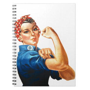 Wir können es Rosie machen, der Riveter Women Powe Notizblock