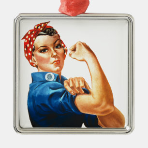Wir können es Rosie machen, der Riveter Women Powe Ornament Aus Metall