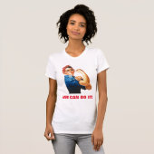 Wir können es Rosie machen, der Riveter Women Powe T-Shirt (Vorne ganz)