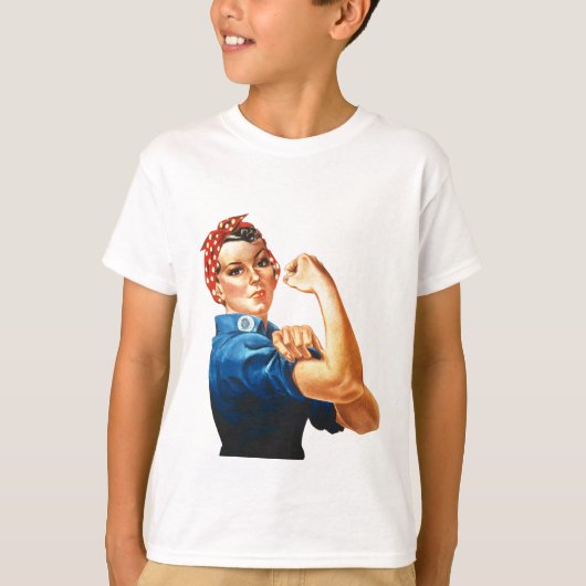 Wir können es Rosie machen, der Riveter Women Powe T-Shirt (Vorderseite)