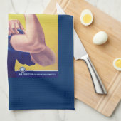 Wir können es Rosie machen, die Riveter United Sta Geschirrtuch (Viertel Falte)