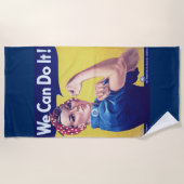 Wir können es Rosie machen, die Riveter United Sta Strandtuch (Vorderseite)