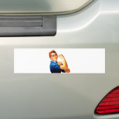 Wir können es Rosie machen, die Riveter-Weltkrieg- Autoaufkleber (Auf Auto)