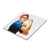 Wir können es Rosie machen, die Riveter-Weltkrieg- Fliese (Seite)