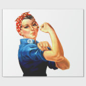 Wir können es Rosie machen, die Riveter-Weltkrieg- Geschenkpapier (Flach)