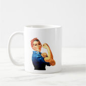 Wir können es Rosie machen, die Riveter-Weltkrieg- Kaffeetasse (Links)