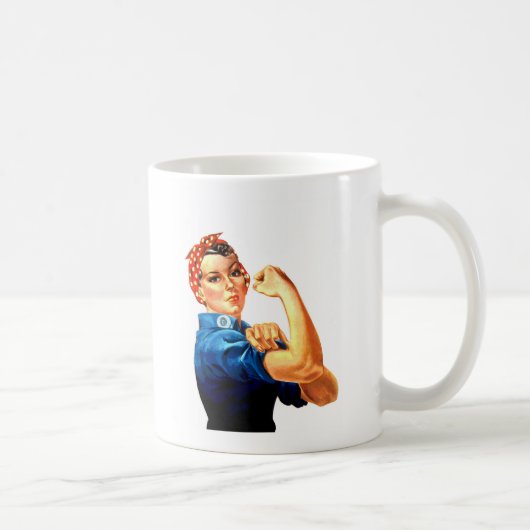 Wir können es Rosie machen, die Riveter-Weltkrieg- Kaffeetasse (Rechts)