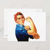 Wir können es Rosie machen, die Riveter-Weltkrieg- Postkarte (Vorne/Hinten)