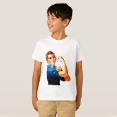 Wir können es Rosie machen, die Riveter-Weltkrieg- T-Shirt (Vorne ganz)