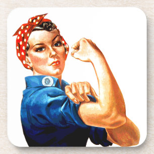 Wir können es Rosie machen, die Riveter-Weltkrieg- Untersetzer