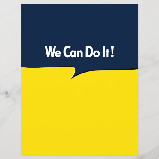 Wir können es Rosie machen Flyer (Vorne)