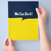 Wir können es Rosie machen Flyer (Hand)