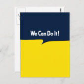 Wir können es Rosie machen Postkarte (Vorne/Hinten)