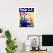 Wir können es Rosie machen, Riveter USA Staaten Poster (Heimbüro)