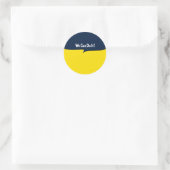 Wir können es Rosie machen Runder Aufkleber (Tasche)