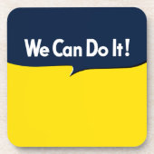 Wir können es Rosie machen Untersetzer (Vorderseite)