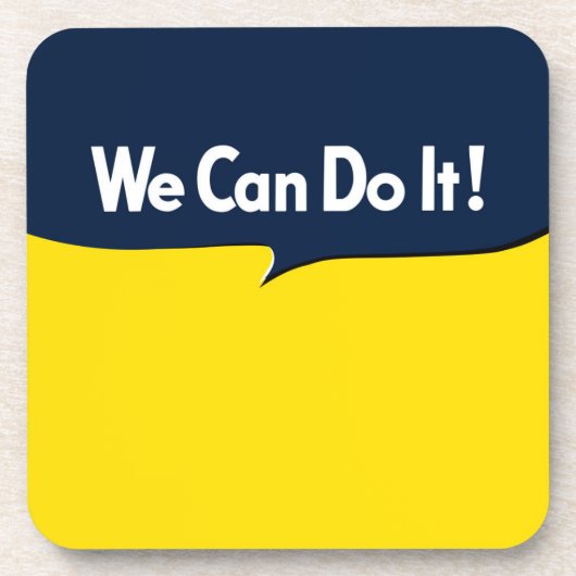 Wir können es Rosie machen Untersetzer (Vorderseite)
