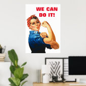 Wir können es schaffen, die Propaganda des Zweiten Poster (Heimbüro)