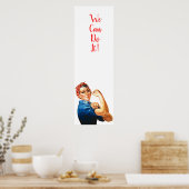 Wir können es schaffen, die Propaganda des Zweiten Poster (Küche)