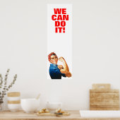 Wir können es schaffen, die Propaganda des Zweiten Poster (Küche)