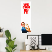 Wir können es schaffen, die Propaganda des Zweiten Poster (Heimbüro)