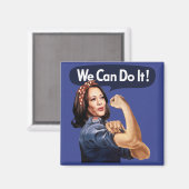 Wir können es schaffen - Kamala 2024 Magnet (Vorderseite/Rückseite)