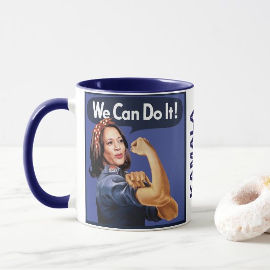 Wir können es schaffen - Kamala 2024 TASSE (Mit Donut)