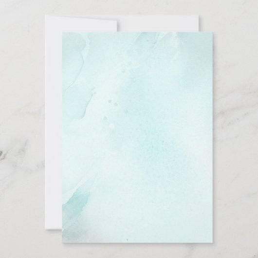 Wir können es schon früh glauben - Teddy Bear 1. G Einladung (Rückseite)