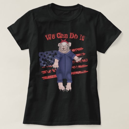 Wir können es T - Shirt machen (Design vorne)