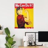 Wir können es tun! - Ang San Suu Kyi Poster (Heimbüro)