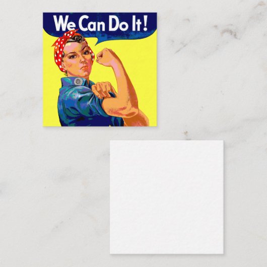 Wir können es tun begleitkarte (Vorne/Hinten)