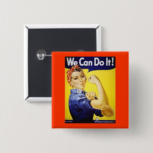 Wir können es tun! button (Vorne & Hinten)