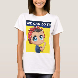   Wir können es tun! Chibi Girl Rosie, Riveter T-Shirt